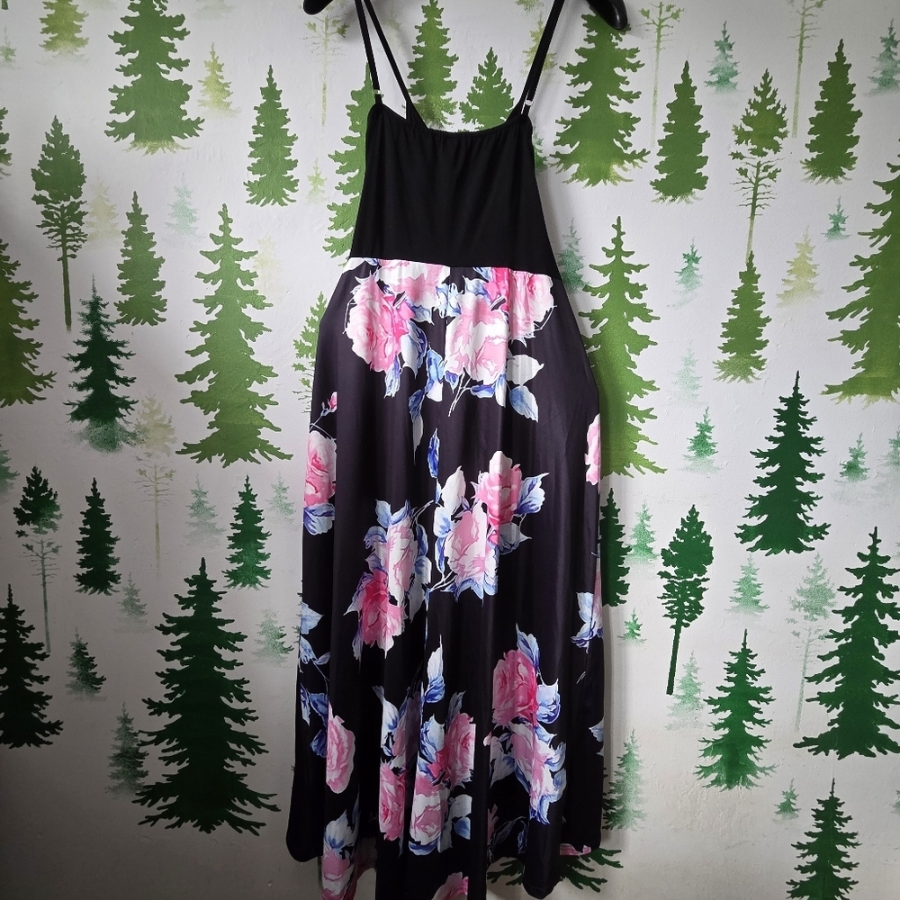 KILIG V-Neck Sleeveless Floral Sundress